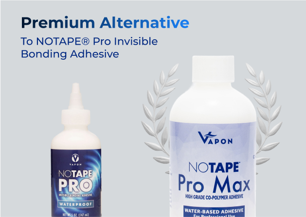 Invisible hairpiece bonding glue
